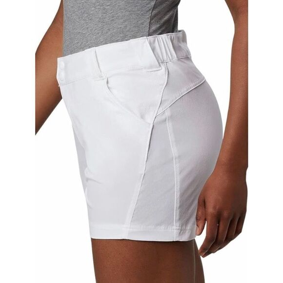 COLUMBIA SIZE 12 WOMENS CORAL POINT lii WHITE SHORTS - Picture 13 of 14